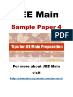 JEE Main Sample Paper 4