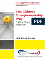 The Chinese Entrepreneurship - A Case Study Approach