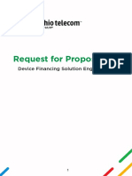 RFP For Device Financing Solution