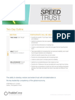 Speed of Trust Lsot 2 Day Outline