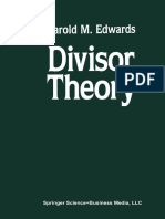 Harold M. Edwards (Auth.) - Divisor Theory-Birkhäuser Boston (1990) PDF