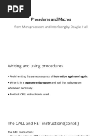 9- Procedures and macros