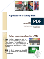 UpdatesESurveyPlan LAMS PDF