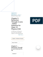 Chapter 5 Refraction Through A Lens - Concise Physics Part II - Selina Solutions For Class 10 Physics ICSE - TopperLearning