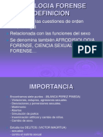 SEXOLOGÍA FORENSE