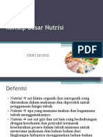 Konsep Dasar Nutrisi