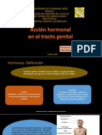 Accion Hormonal en El Tracto Genital