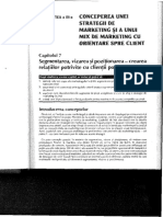 Cap.7 Teora 2008 Segmentarea, Vizarea Si Poziţionarea - Crearea Relatiilor Potrivite Cu Clientii Potriviti