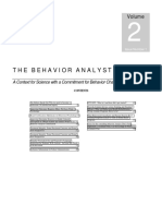 The Behaviour Analyst (No.1-2001)
