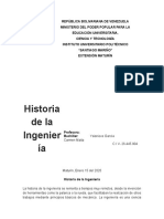 Ensayo Historia de La Ingenieria