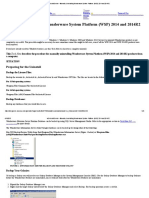 Tech Note 864 - Manually Uninstalling Wonderware System Platform (WSP) 2014 and 2014R2