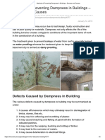 Methods of Preventing Dampness in Buildings