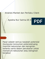 Analisis Market Dan Perilaku Client