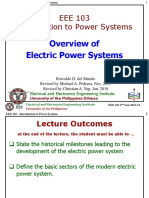 Lecture 1 Overview of Power Systems - History Sectors