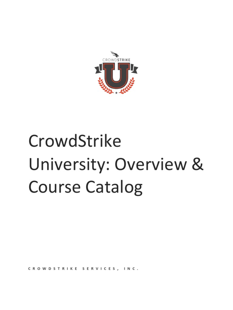 CrowdStrike University Course Catalog | PDF | Information Technology ...