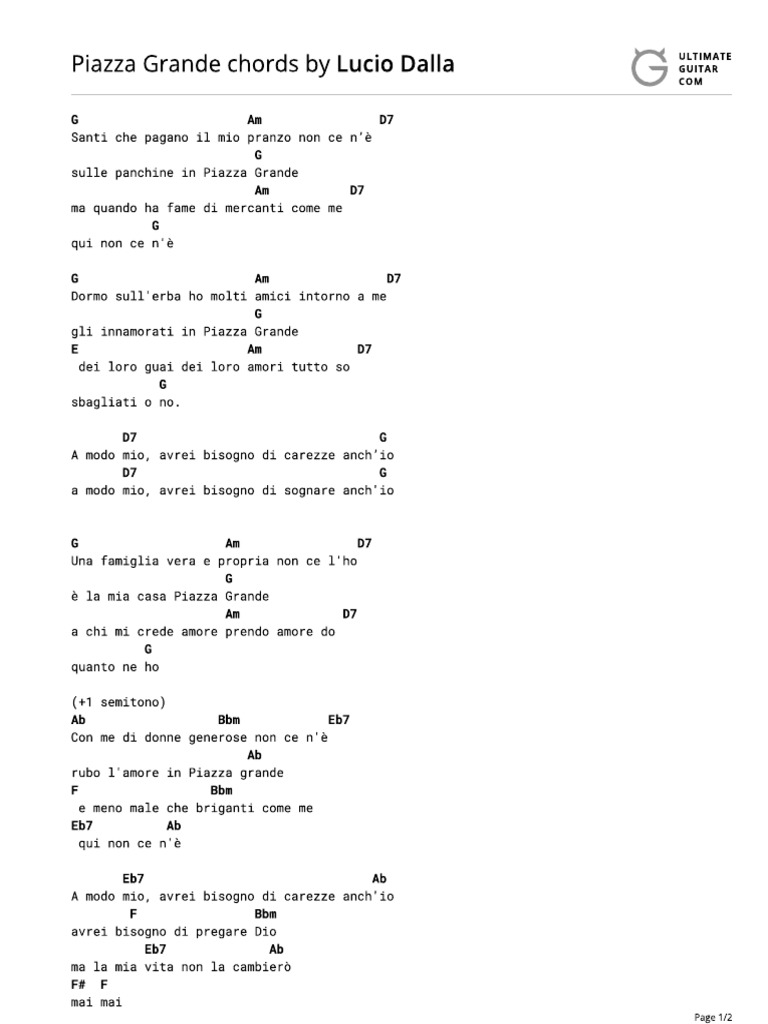 Piazza Grande PDF PDF