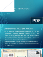 Ministerio de Finanzas Publicas