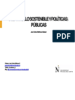 Desarrollo Sostenible y Políticas Públicas