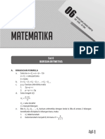 Barisan Dan Deret Aritmatika - Bagian 1 0