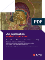 Sacred Literature Conference Program PDF