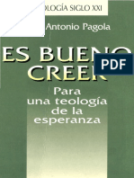 Pagola, Jose Antonio - Es Bueno Creer PDF
