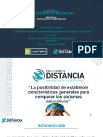 1.2 Presentación "La Posibilidad de Establecer Características Generales para Comparar Los Sistemas Educativos"