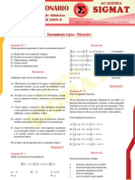 Solucionario Razonamiento Matematico UNASAM 2009 - II