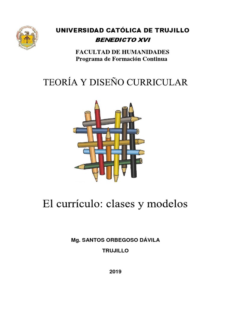 Teoría y Diseño Curricular 2024-2025 | PDF | Plan de estudios | Evaluación