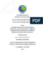 Plan de Seguridad Industrial y Salud Ocupacional