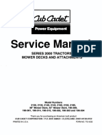 Cub Cadet 2000 Series Service Repair Manual