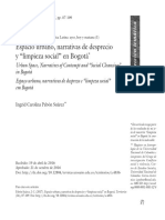 2017. BOG. Espacio urbano, narrativas de desprecio y ´limpieza social_ en Bogotá por I. Pabón.pdf