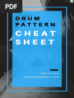 Drum Programming Cheat Sheet