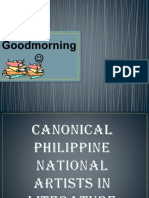 Edith L. Tiempo and NVM Gonzalez influential Filipino writers