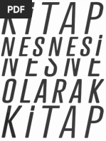 Kitap Nesnesi Nesne Olarak Kitap (CS)