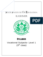 Syllabus Vocational