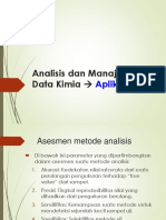 Analisis Dan Manajemen Data Kimia