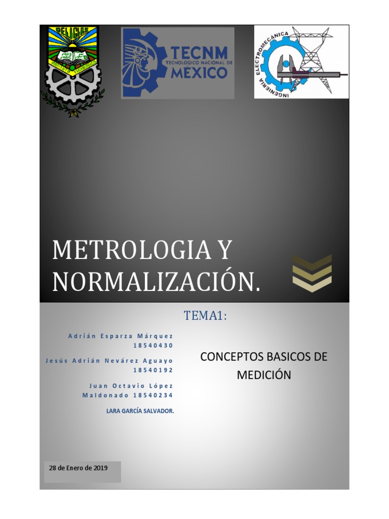 Conceptos Básicos de Metrología | PDF | Medición | Metrología