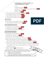 Petunjuk Pengerjaan Aplikasi Raport