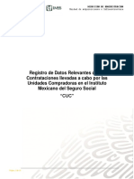 Guía para la Homologación del Registro de  Datos Relevantes de las Contrataciones llevadas a cabo por las Unidades
