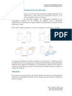 Unidad II Propiedades Mecanicas de Metales