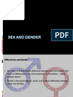 Sex and Gender - 1