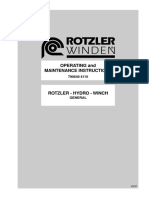 Rotzler RW-Winde Operating Instructions Eng