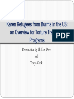 PowerPoint Karen Refugees From Burma Webinar PDF