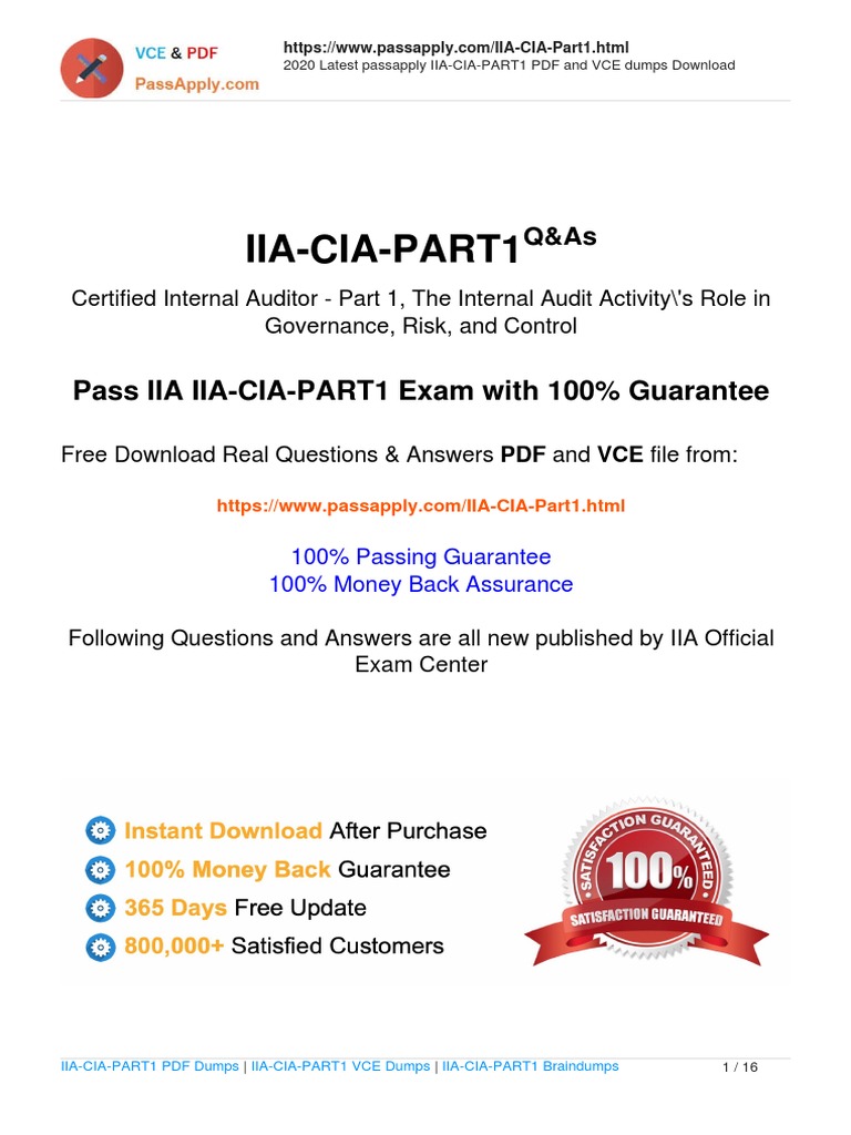 IIA-CIA-Part1 Online Prüfungen