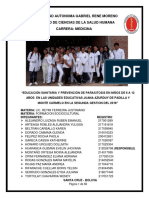 Informe Educacion Sanitaria