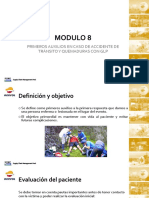 Modulo 8 PRIMEROS AUXILIOS EN CASO DE ACCIDENTE DE TRANSITO Y QUEMADURAS CON GLP.pdf