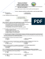 Pretest - Filipino