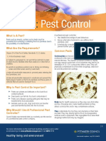 Fact Sheet Pest Control