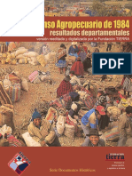 Censo 1984 Agropecuario Departamentales