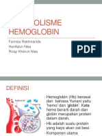 Metabolisme Hemoglobin